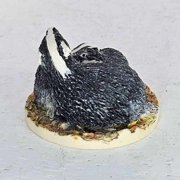 Peter Fagan Badger Family Figurine Collectible Miniature Wildlife Sculpture - Picture 3 of 8